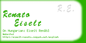 renato eiselt business card