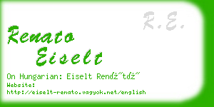 renato eiselt business card